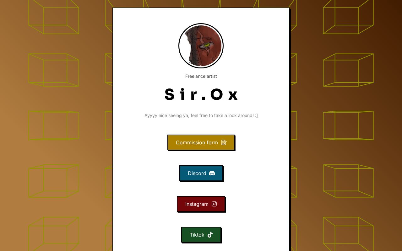 Carrd profile picture for @sirox